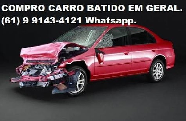 Foto 1 - Compro carro batido em brasília